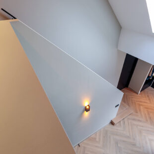 Afgewerkte trapbalustrade